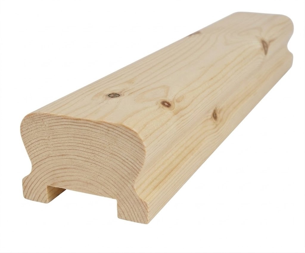 35mm Slot Pine LHR Handrail